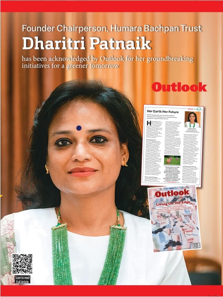 Dharitri Patnaik Recognized by Outlook Magazine for Her Environmental Leadership